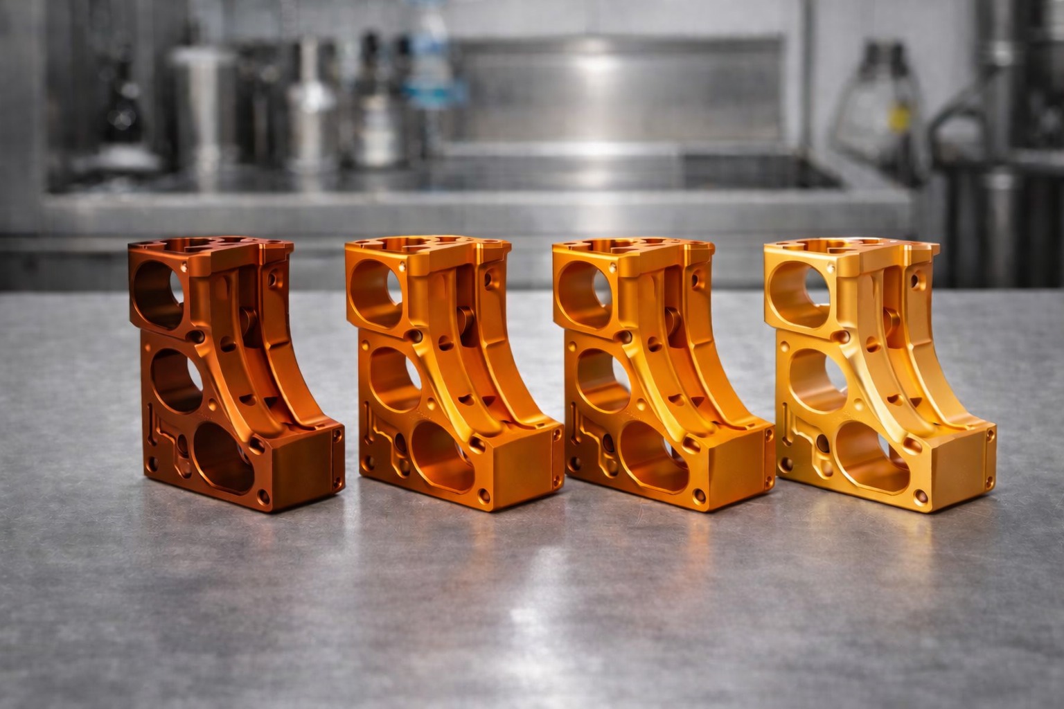 Eloxieren – Ergebnis