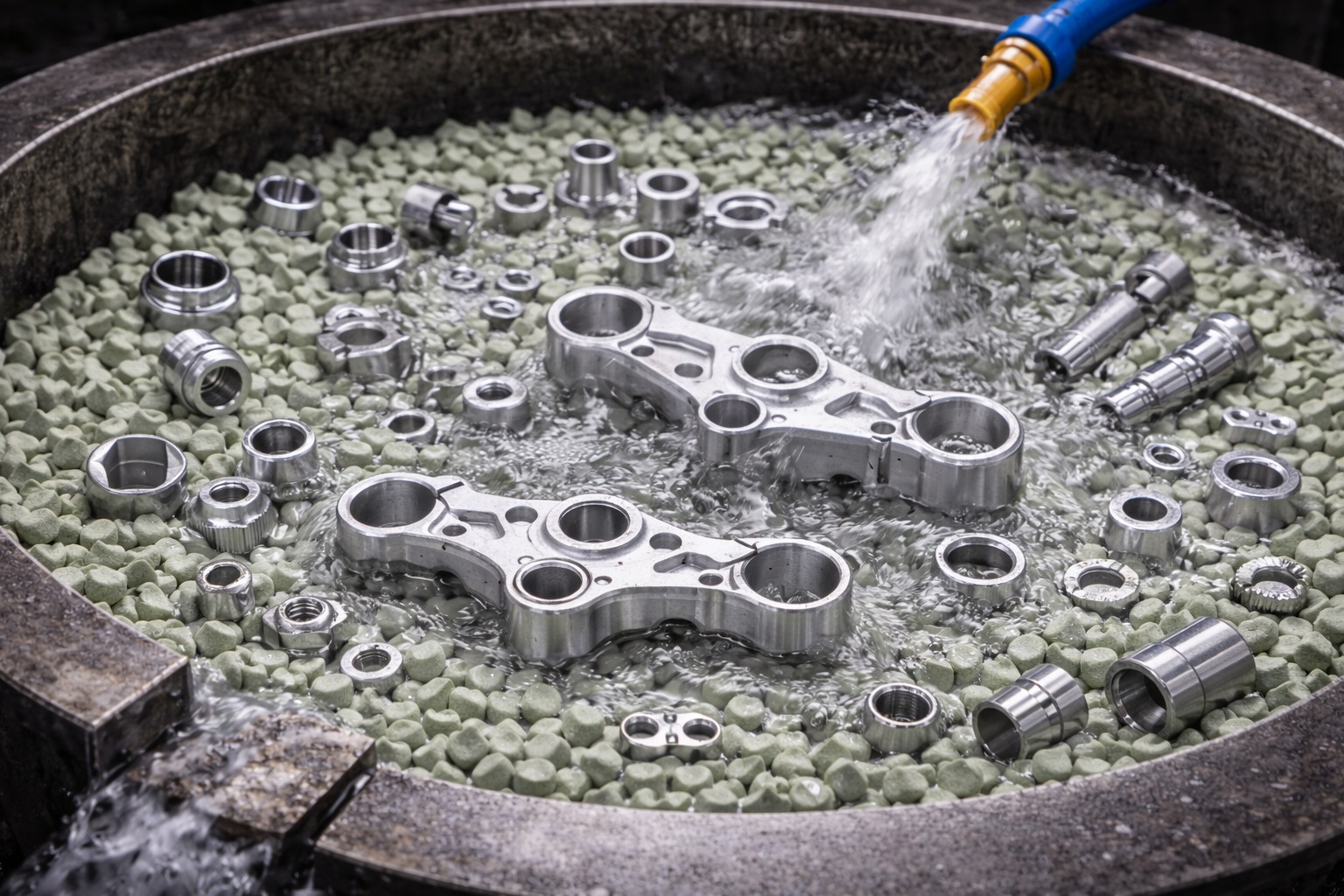 Gleitschleifen (Trovalisieren)– Bauteil